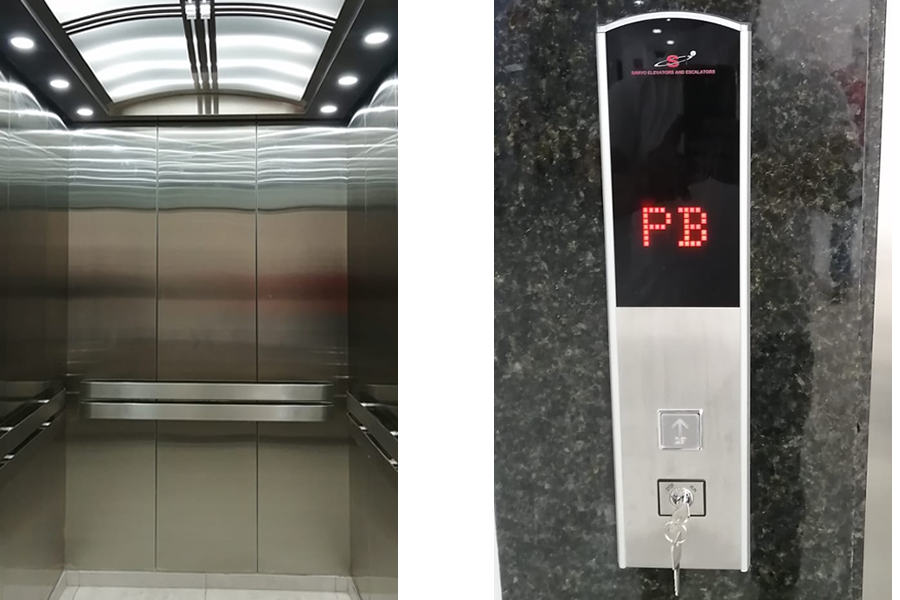 CABINA 1 / Botonera con Intercomunicador